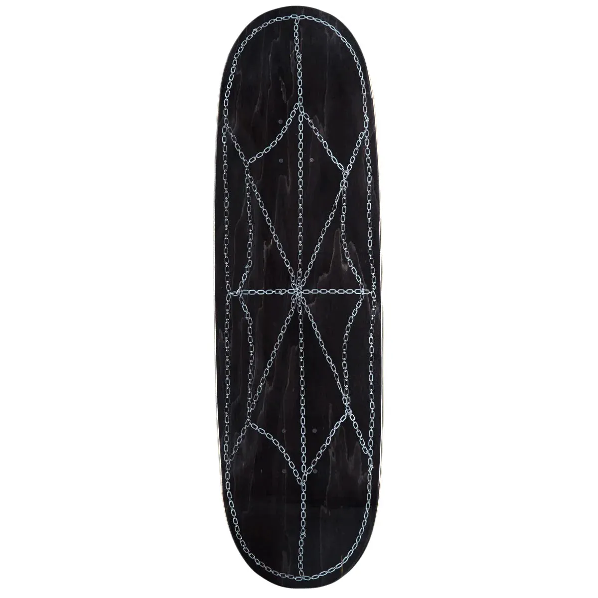 CCS Chain Web Egg1 Shaped Skateboard Deck - Black - 9.00"