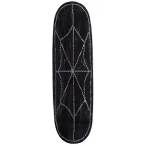 CCS Chain Web Egg1 Shaped Skateboard Deck - Black - 9.00"