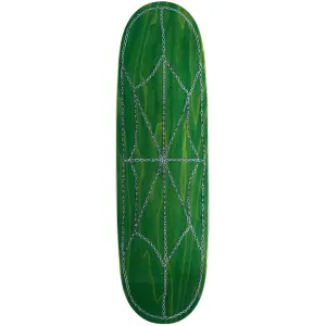 CCS Chain Web Egg1 Shaped Skateboard Deck - Green - 9.00"