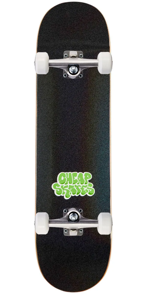 CCS Cheap Skates Tag Glitter Skateboard Complete - Black - 8.50"
