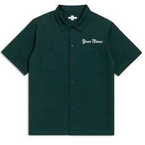 CCS Custom Embroidered Work Shirt - Hunter Green