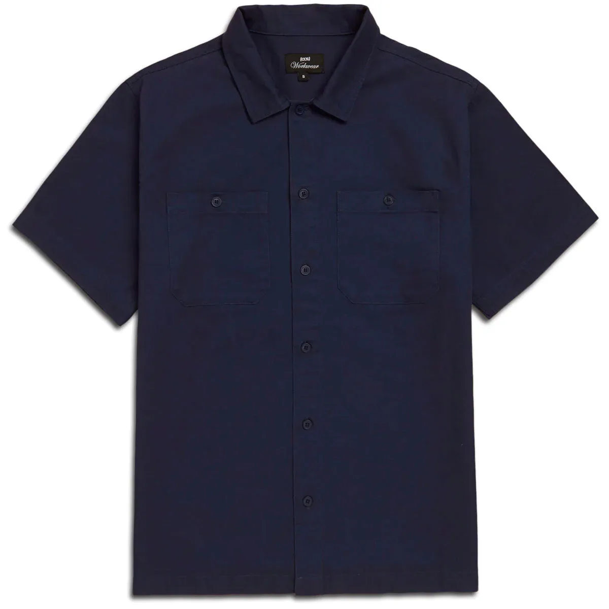 CCS Custom Embroidered Work Shirt - Navy