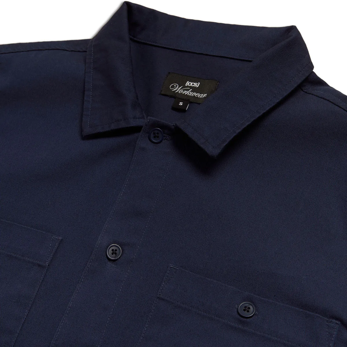 CCS Custom Embroidered Work Shirt - Navy
