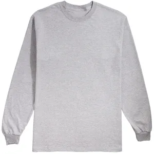 CCS Custom Long Sleeve T-Shirt - Heather Grey - MD