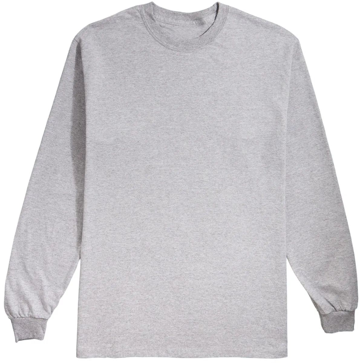 CCS Custom Long Sleeve T-Shirt - Heather Grey - XXL