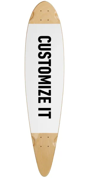 CCS Custom Pintail Longboard Deck