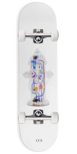 CCS Going Clear Hydrant Skateboard Complete - 7.25"
