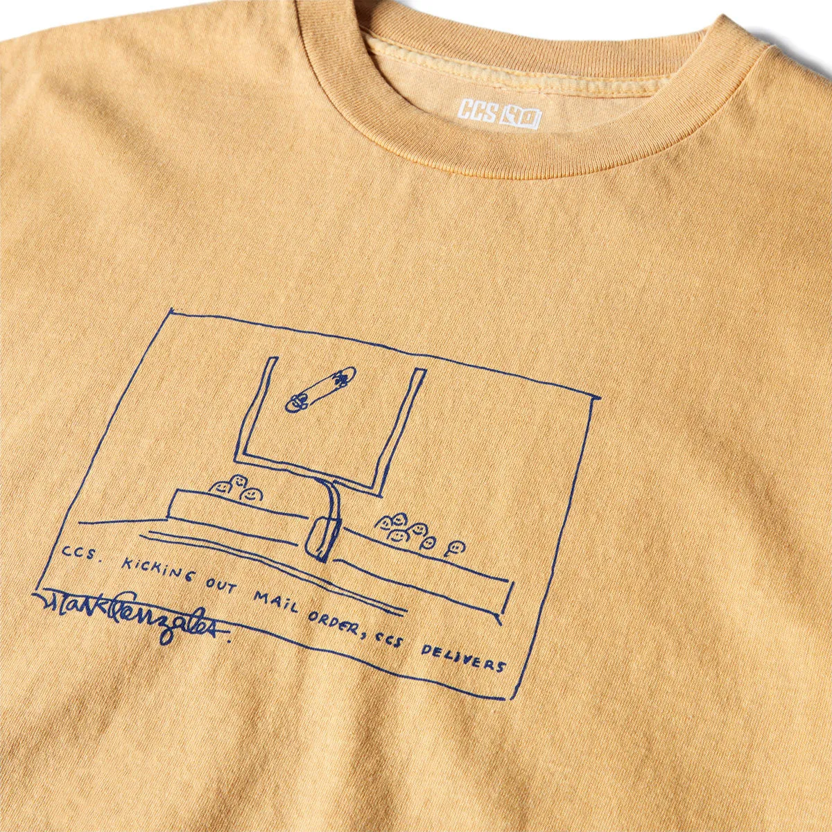 CCS Gonz 2001 Reissue T-Shirt - Faded Mustard