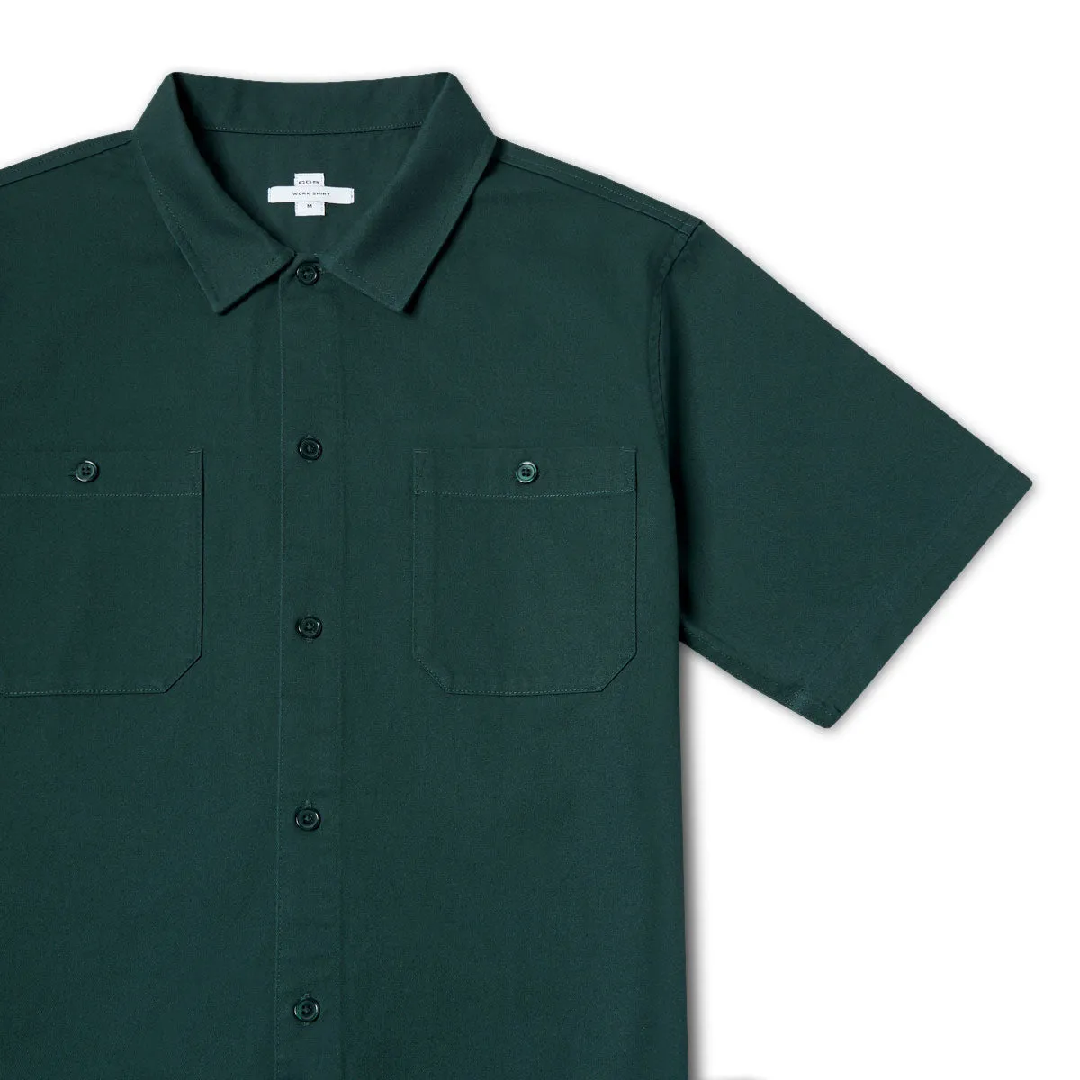 CCS Heavy Cotton Work Shirt - Hunter Green