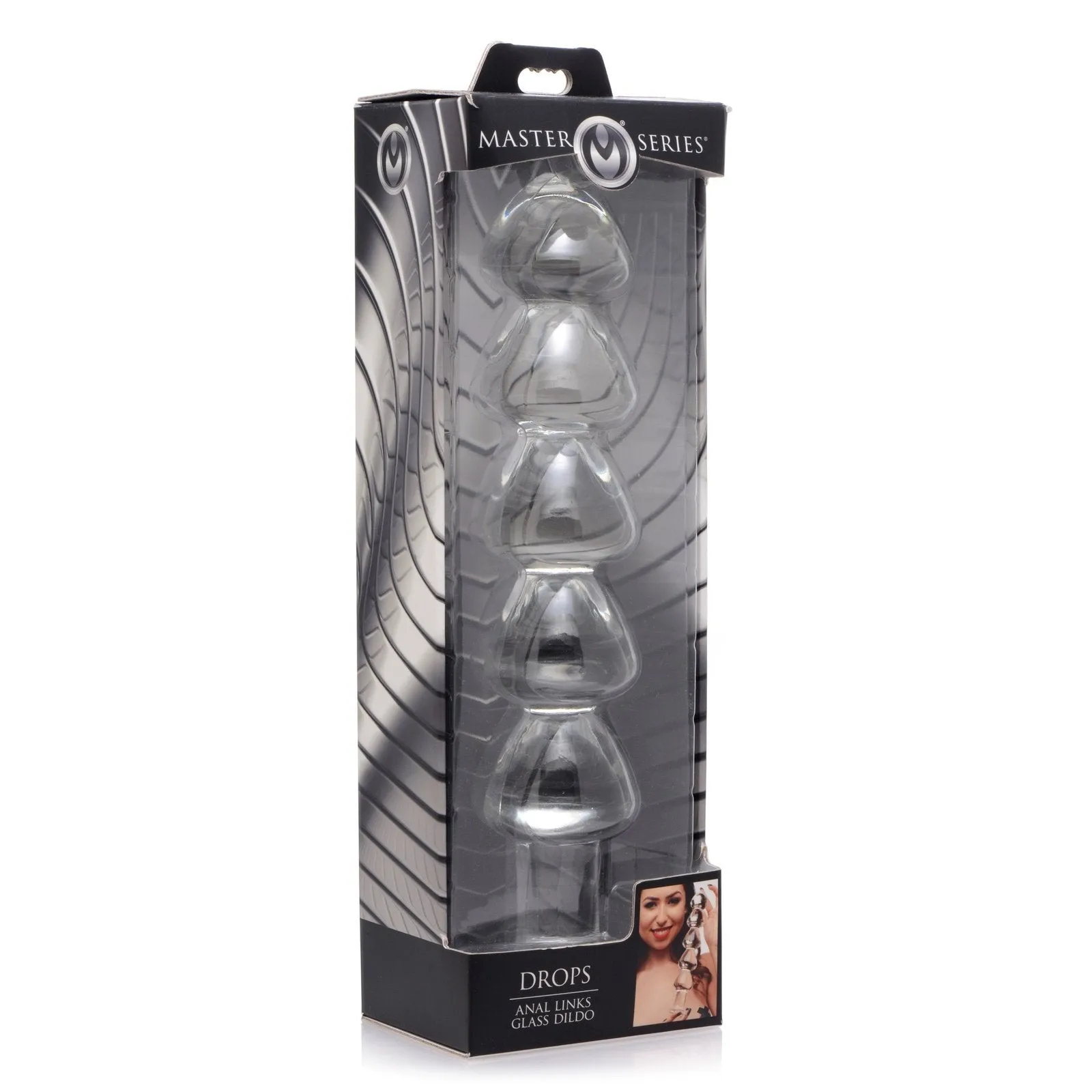 Drops Anal Link Glass Dildo