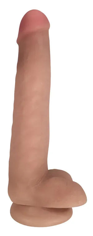 Easy Riders 8 Slim Bioskin Dildo With Balls Vanill