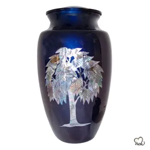 Eternal Tree Mother of Pearl Cremation Urn
