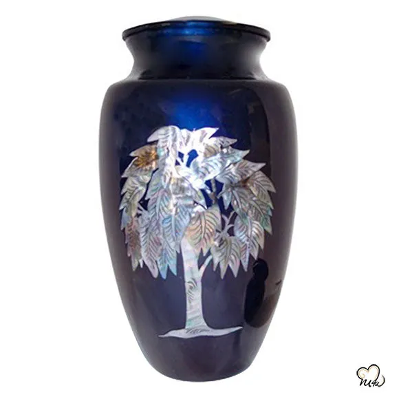 Eternal Tree Mother of Pearl Cremation Urn
