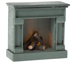 Fireplace Mouse - Blue