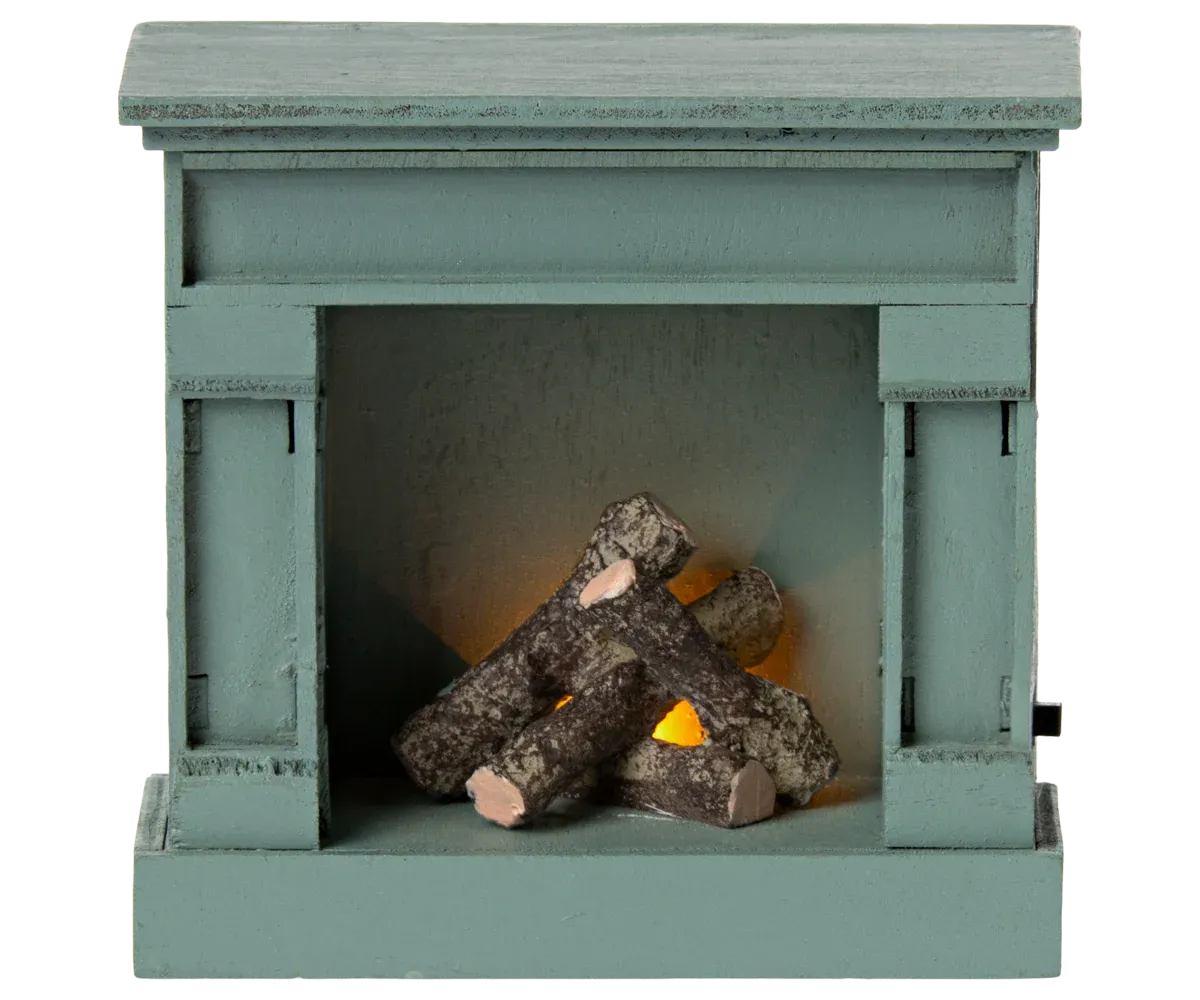 Fireplace Mouse - Blue