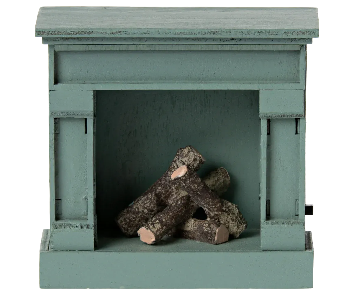 Fireplace Mouse - Blue
