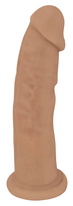 Fleshstixxx 9 Silicone Dildo Without Balls Latte