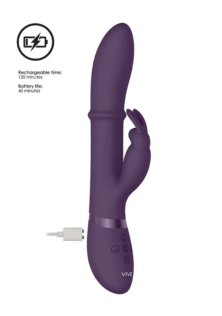 Halo - Ring Rabbit Vibrator - Purple