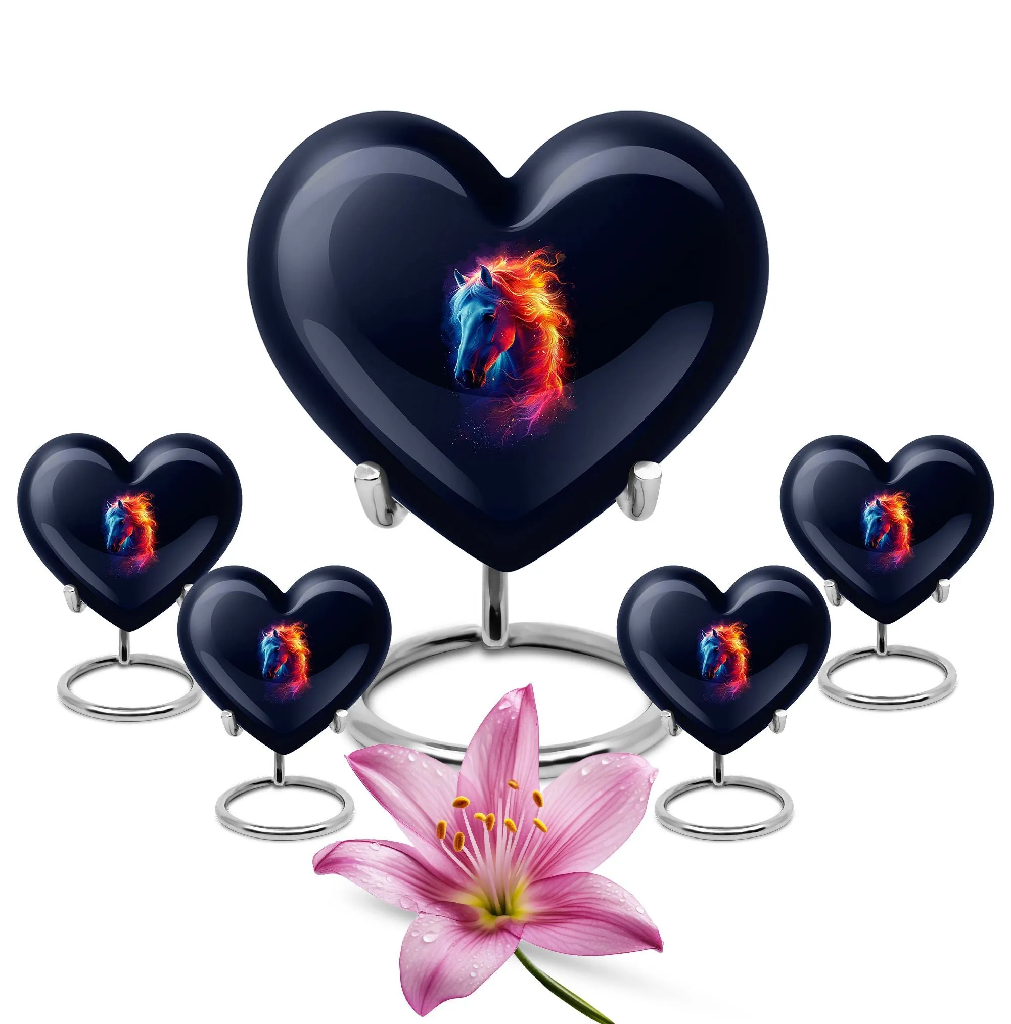 Heart Cremation Urn for Humans - Personalized Burial