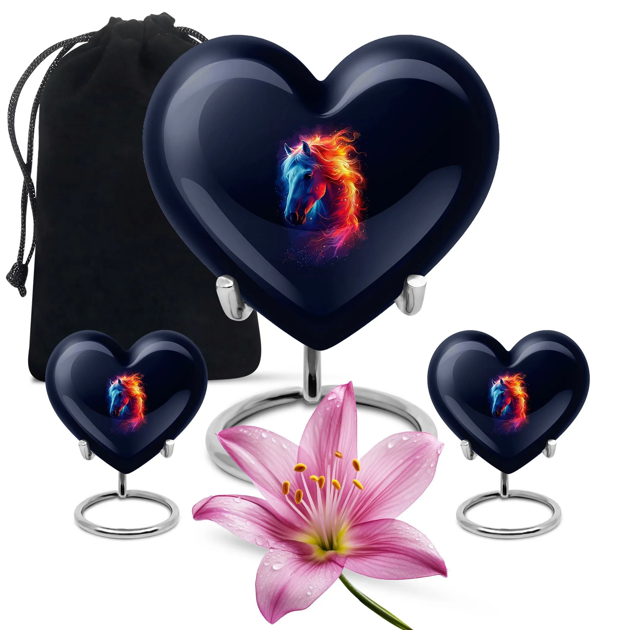 Heart Cremation Urn for Humans - Personalized Burial