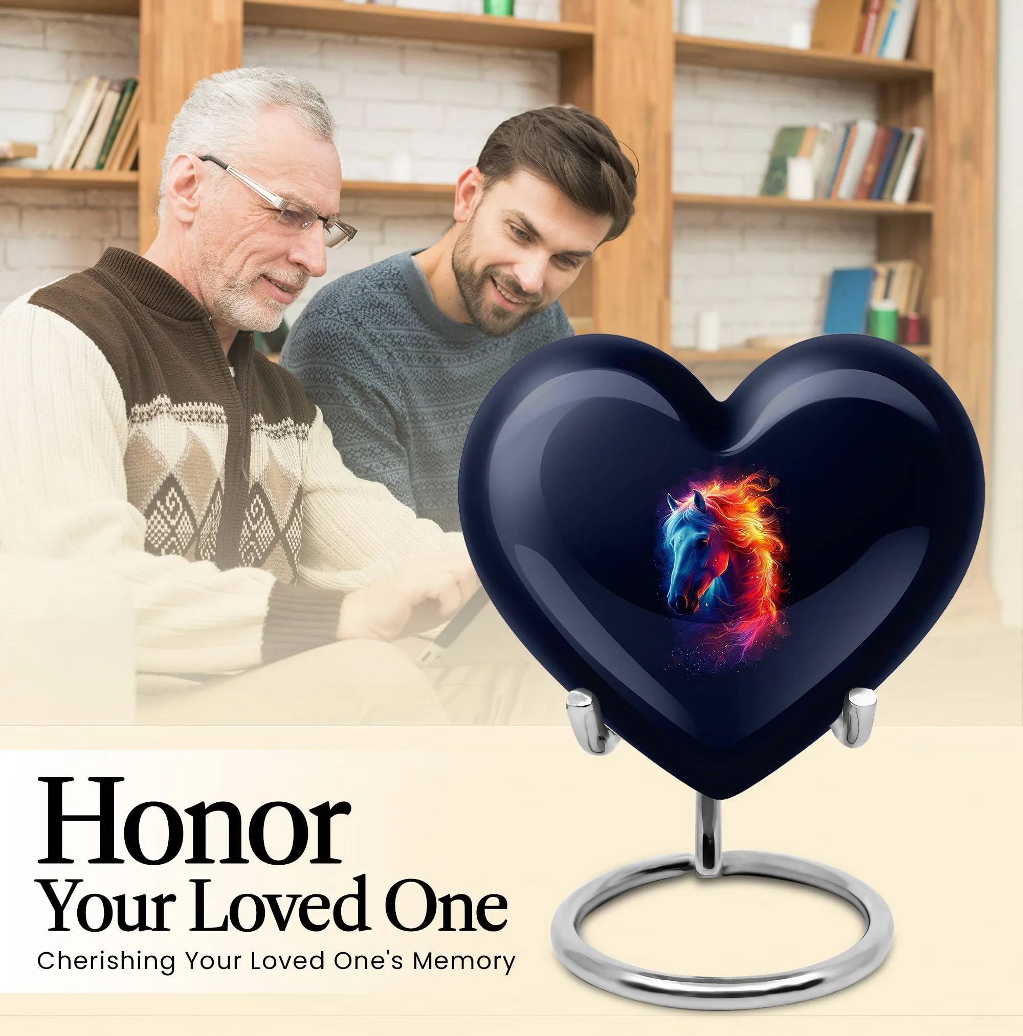 Heart Cremation Urn for Humans - Personalized Burial