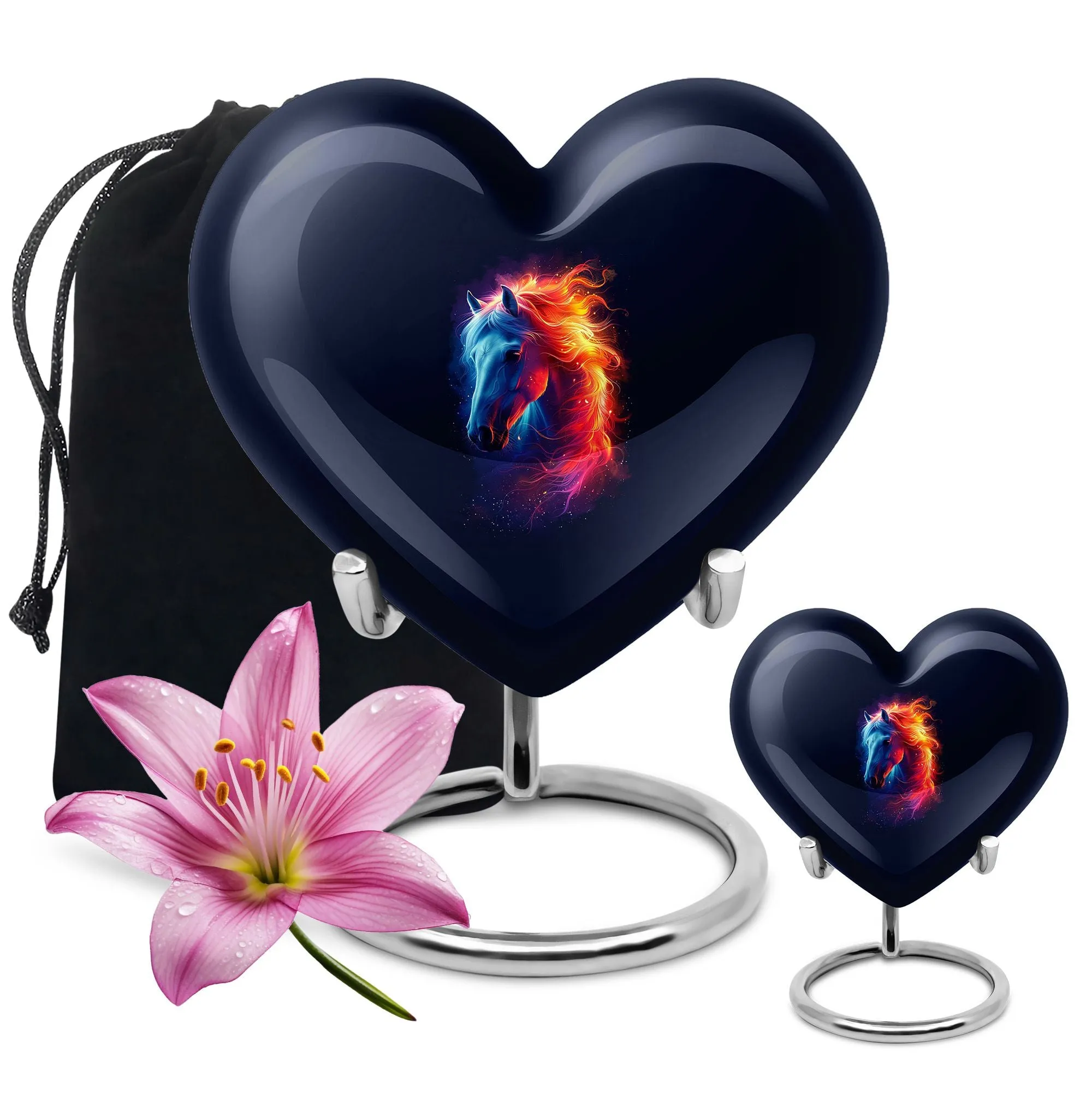 Heart Cremation Urn for Humans - Personalized Burial