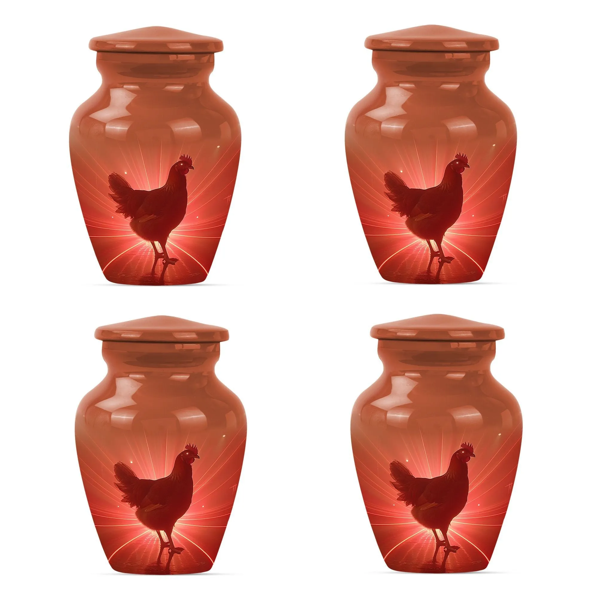 Heritage Haven - Chicken Urn Tribute for Cremation Ashes,