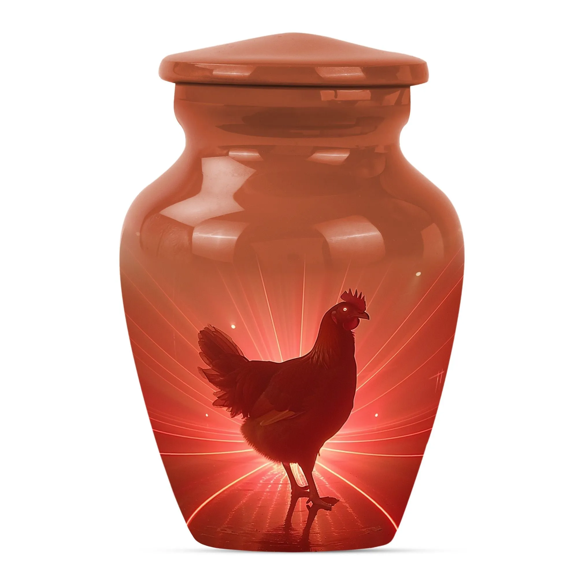 Heritage Haven - Chicken Urn Tribute for Cremation Ashes,