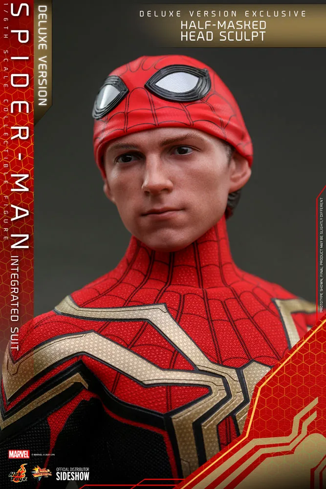 Hot Toys Movie Masterpiece 1/6 Scale Figure - Spider-Man (Integrated Suit) Deluxe Version - Spider-Man: No Way Home