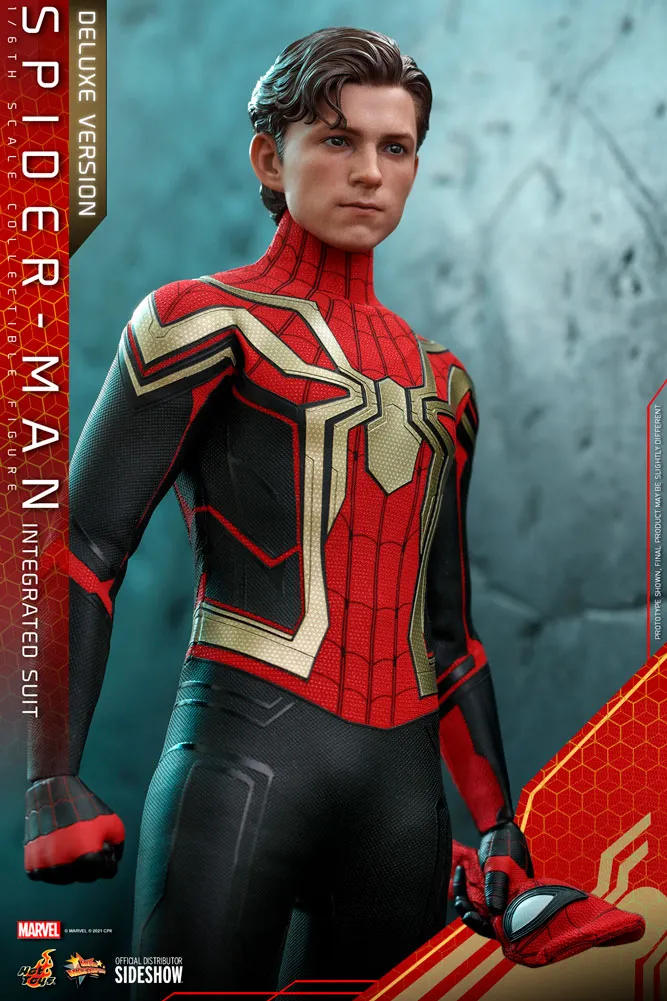 Hot Toys Movie Masterpiece 1/6 Scale Figure - Spider-Man (Integrated Suit) Deluxe Version - Spider-Man: No Way Home
