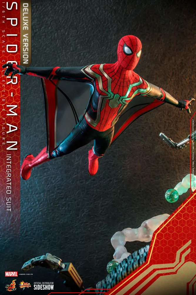Hot Toys Movie Masterpiece 1/6 Scale Figure - Spider-Man (Integrated Suit) Deluxe Version - Spider-Man: No Way Home