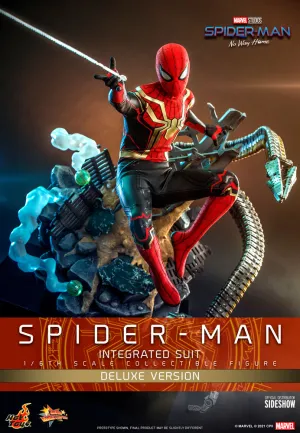 Hot Toys Movie Masterpiece 1/6 Scale Figure - Spider-Man (Integrated Suit) Deluxe Version - Spider-Man: No Way Home