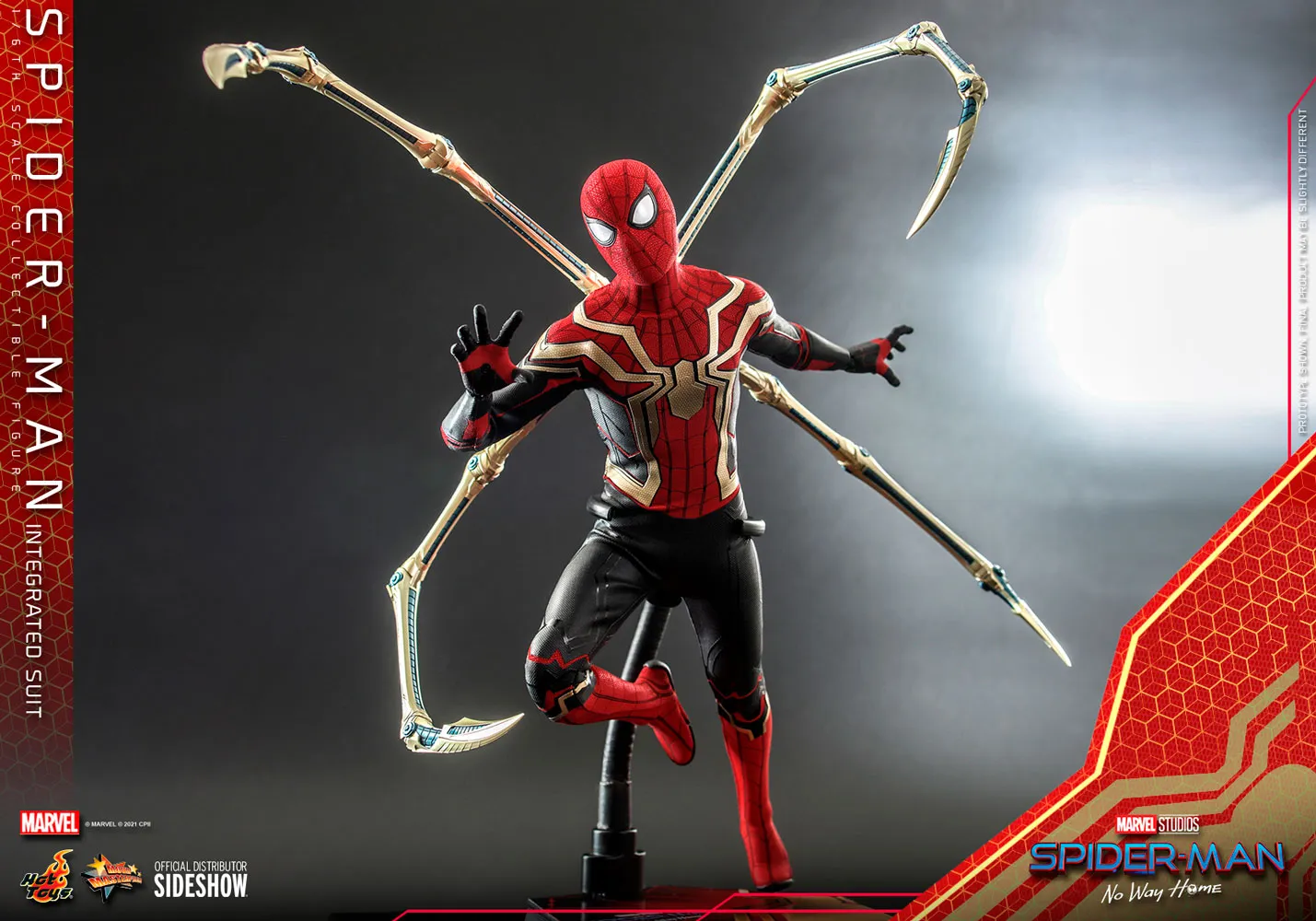 Hot Toys Movie Masterpiece 1/6 Scale Figure - Spider-Man (Integrated Suit) - Spider-Man: No Way Home
