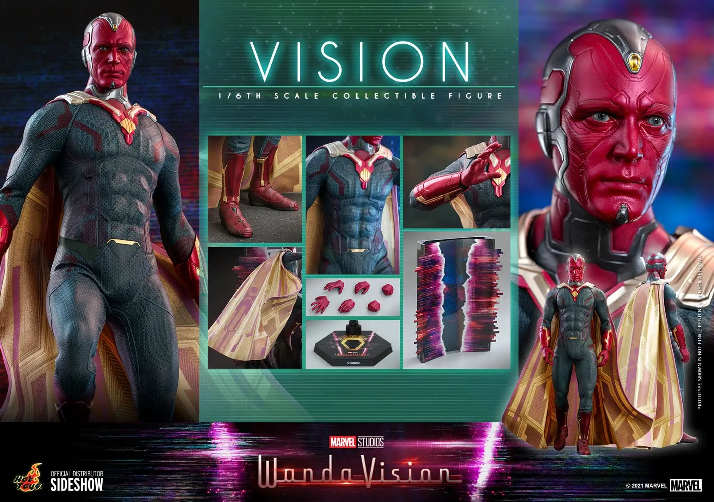 Hot Toys TV Masterpiece 1/6 Scale Figure - Vision (WandaVision)