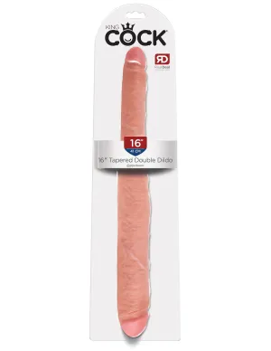 King Cock 16 Tapered Double Dildo