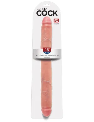 King Cock 16 Thick Double Dildo