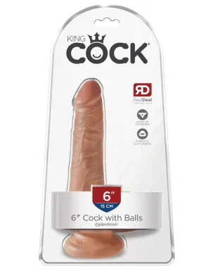 King Cock 6 Cock with Balls