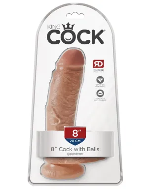 King Cock 8 Cock with Balls