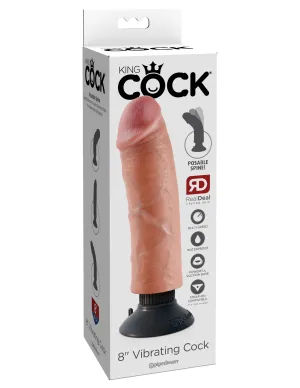 King Cock 8 Vibrating Cock