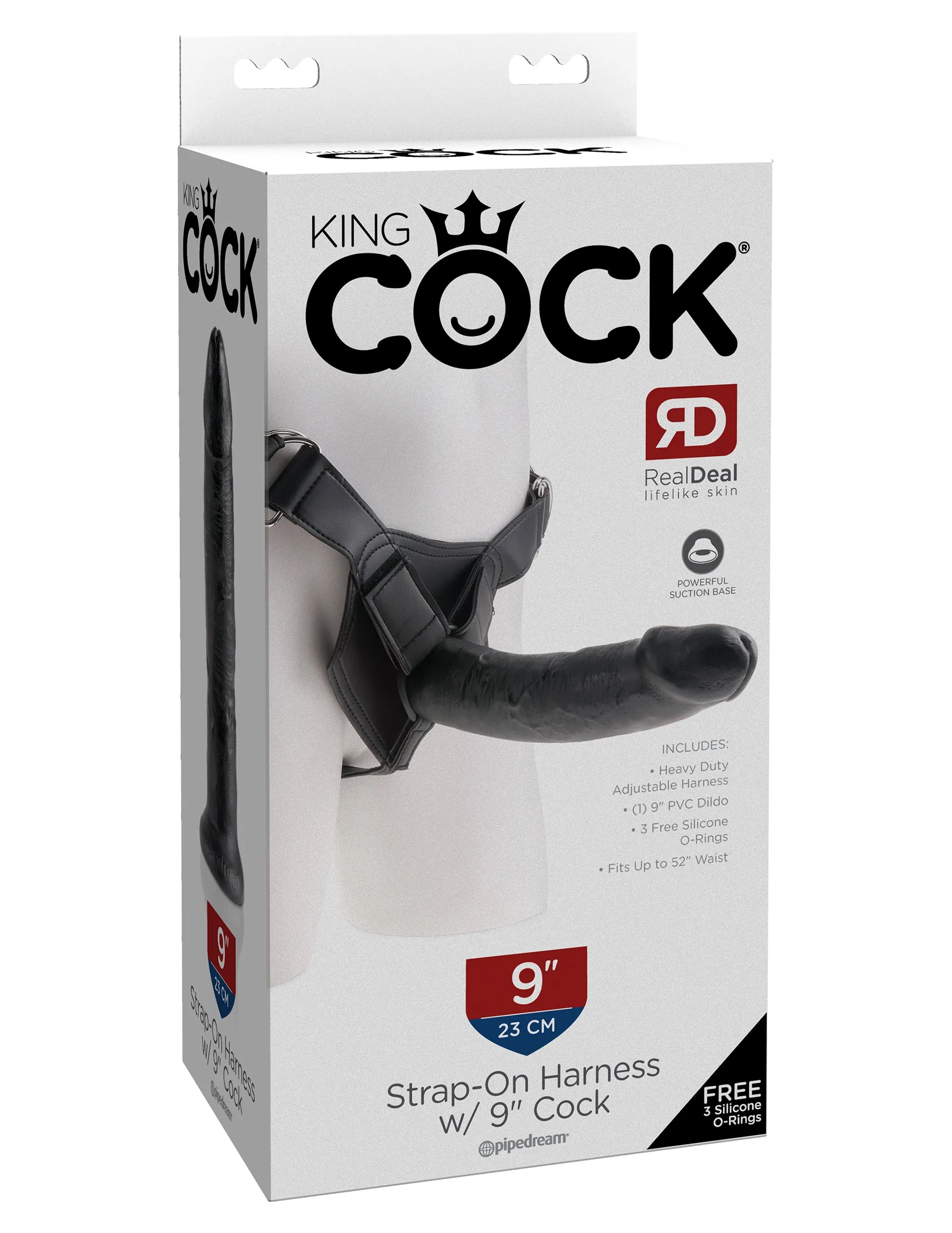 King Cock Strap on Harness with 9 Cock