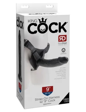 King Cock Strap on Harness with 9 Cock