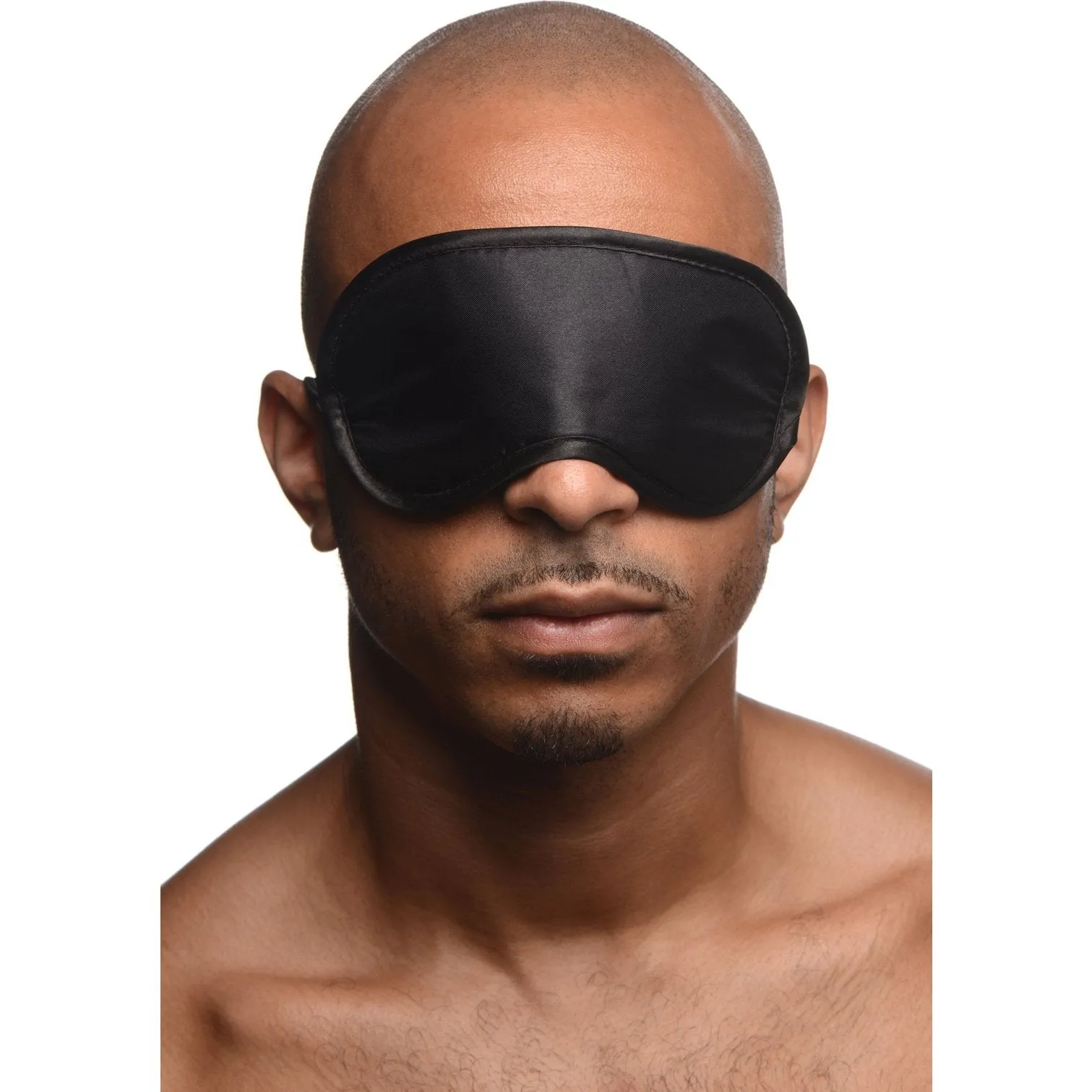 Le Boheme Satin Blindfold - Black