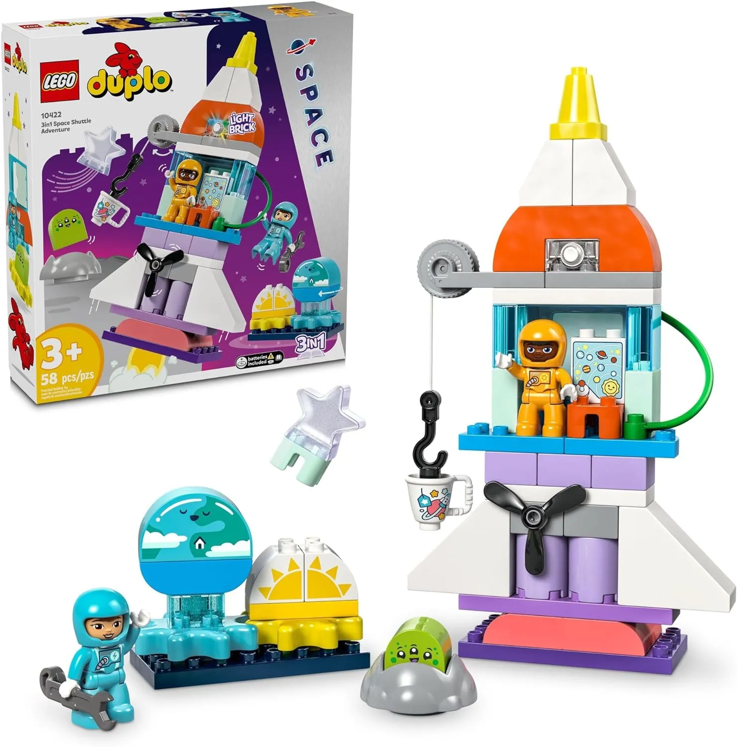 Lego 10422 - Duplo 3in1 Space Shuttle Adventure