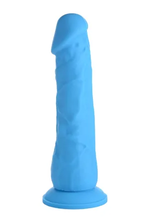 Lollicock 7 Silicone Dildo Without Balls - Berry