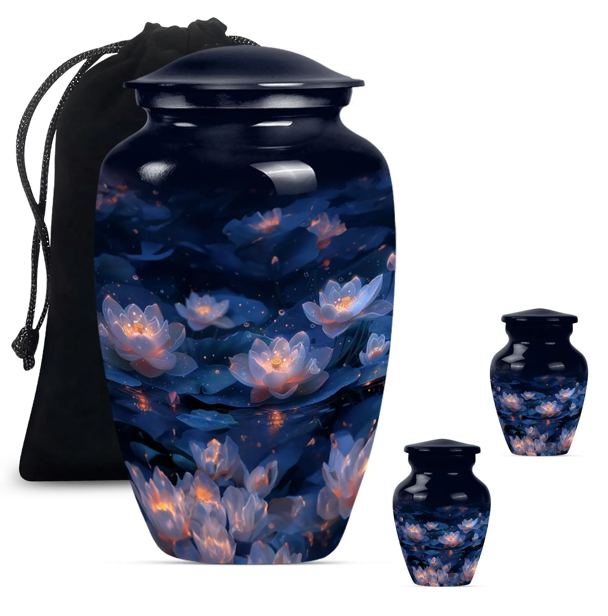 Lotus Urn Elegy - Refined Human Ashes Cremation Utility