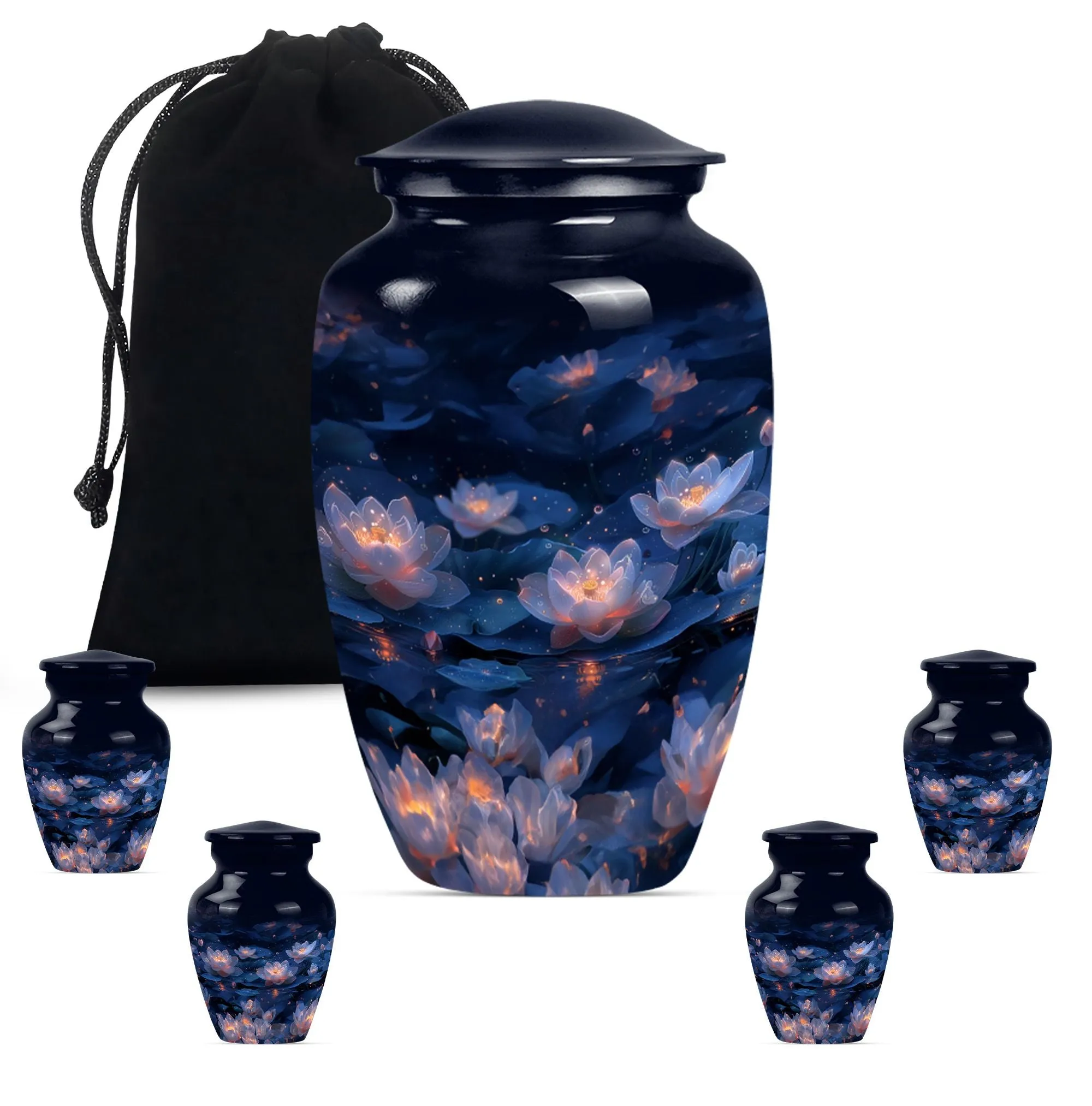 Lotus Urn Elegy - Refined Human Ashes Cremation Utility