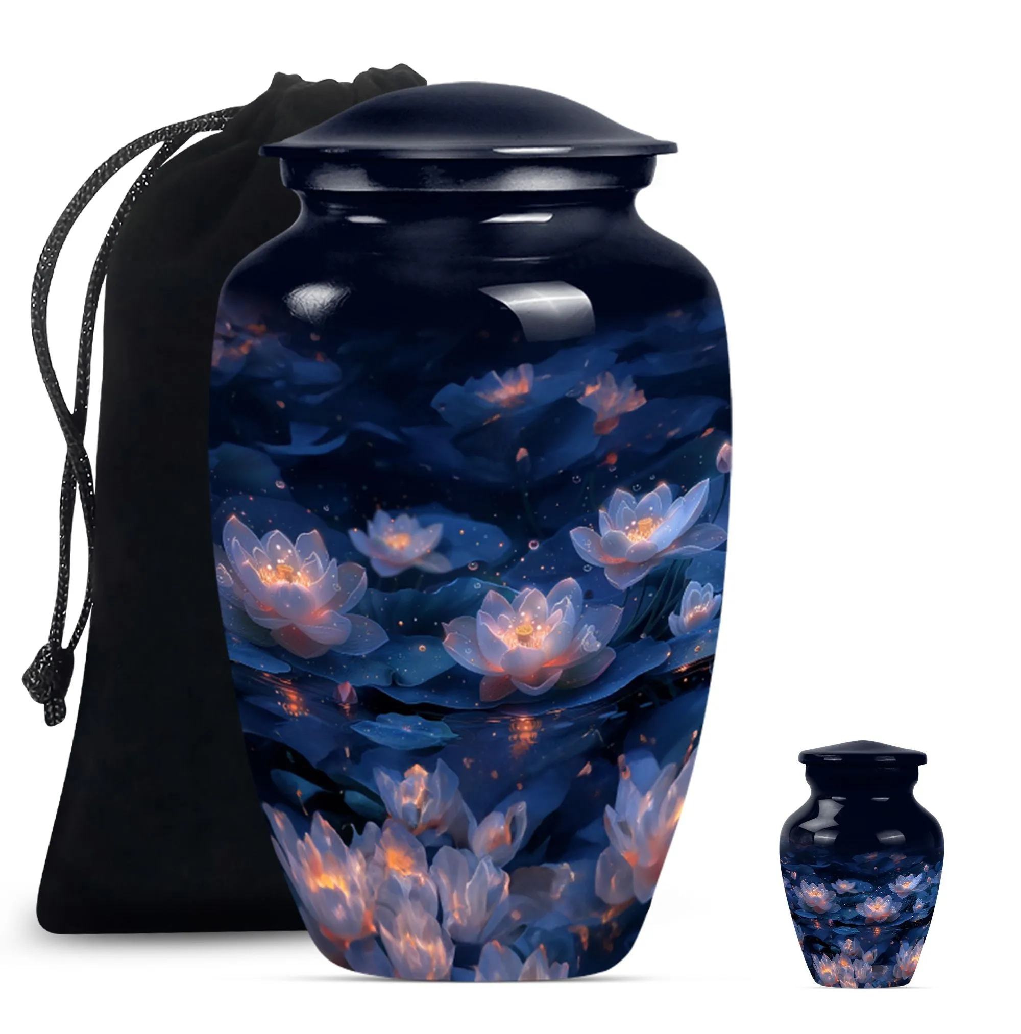 Lotus Urn Elegy - Refined Human Ashes Cremation Utility