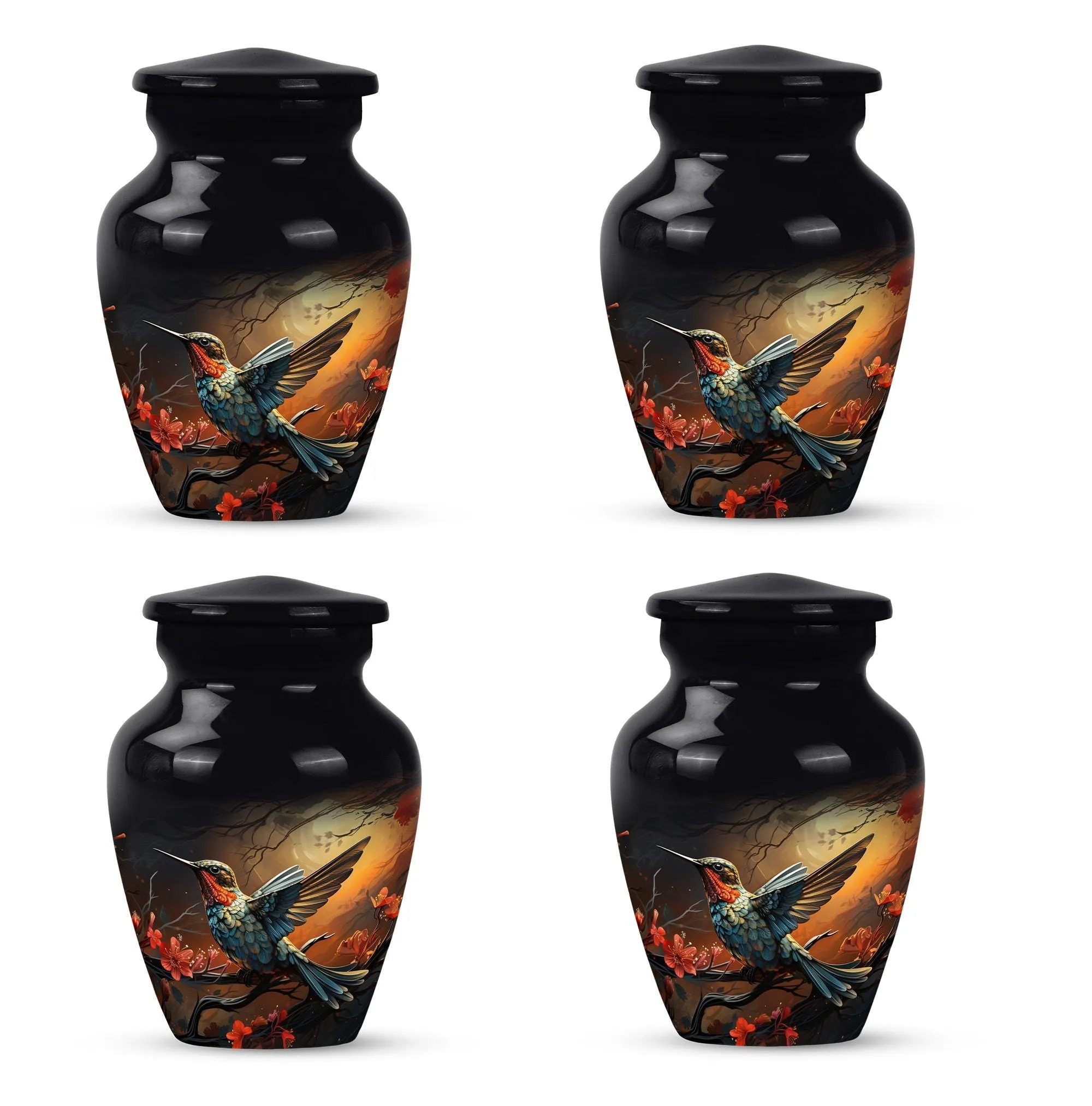Magnificent Humming Bird- Chief Large Burial Urn for Cremation