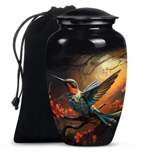 Magnificent Humming Bird- Chief Large Burial Urn for Cremation
