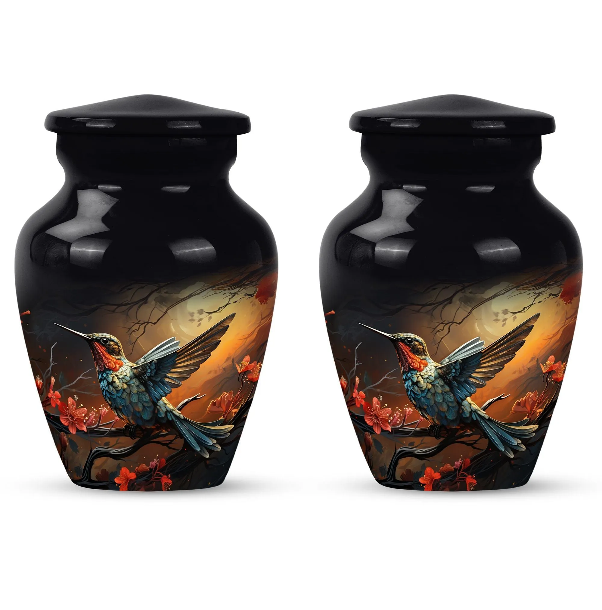 Magnificent Humming Bird- Chief Large Burial Urn for Cremation